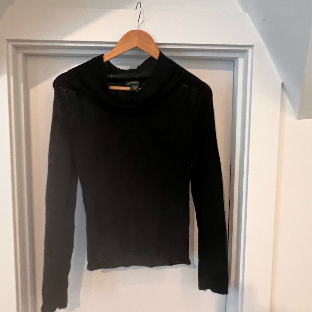 Banana Republic Black Cowl Neck Sweater - the Perfect Summer Sweater